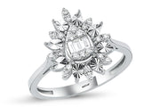 0.20 Karat Baguette Diamond Ring