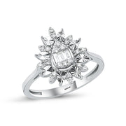 0.20 Karat Baguette Diamond Ring