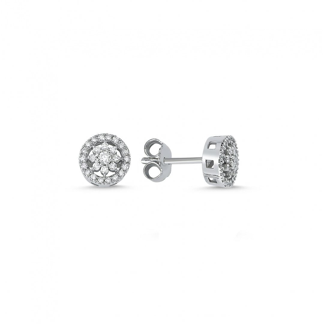 0.34 Karat Diamond Earrings