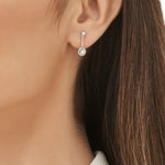 Load image into Gallery viewer, 0.48 Karat Diamond Earrings