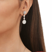 2.37 Karat Baguette Stone Set Diamond Earrings