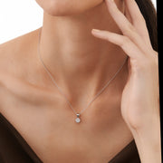 0.17 Karat GH VS/S Diamond Necklace