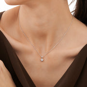0.19 Karat Diamond Solitaire Necklace