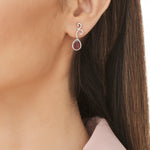 Load image into Gallery viewer, 3.42 Karat Diamond Ruby Earrings