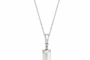 1.42 Karat PadParadscha Diamond Necklace