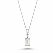 1.42 Karat PadParadscha Diamond Necklace