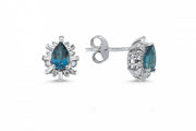 1.38 Karat Londra Mavisi Diamond Earrings