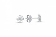 0.17 Karat Baguette Diamond Earrings