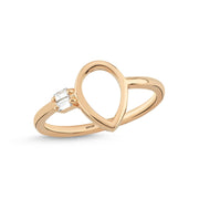 0.07 Karat Baguette Diamond Ring