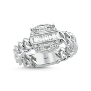 0.28 Karat Baguette Diamond Ring