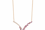 0.84 Karat Sapphire Diamond Necklace