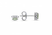 0.29 Karat Multi Sapphire Diamond Earrings