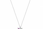 0.40 Karat Renkli Stone Set Diamond Necklace