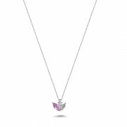 0.40 Karat Renkli Stone Set Diamond Necklace