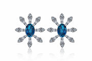 1.55 Karat Londra Mavisi Diamond Earrings