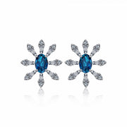 1.55 Karat Londra Mavisi Diamond Earrings