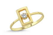14ct Solitaire Gold Ring