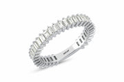 0.98 Karat Baguette Full Eternity Diamond Ring