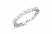 1.09 Karat Baguette Full Eternity Diamond Ring