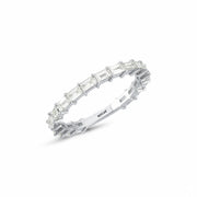 1.09 Karat Baguette Full Eternity Diamond Ring