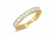 0.99 Karat Baguette Full Eternity Diamond Ring