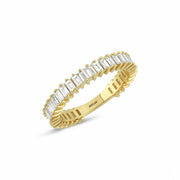 0.99 Karat Baguette Full Eternity Diamond Ring