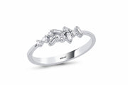 0.14 Karat Baguette Diamond Ring