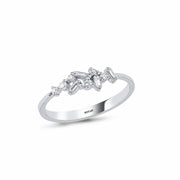 0.14 Karat Baguette Diamond Ring