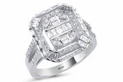 0.93 Karat Baguette Diamond Ring