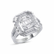 0.93 Karat Baguette Diamond Ring