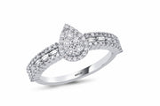 0.49 Karat Baguette Diamond Ring