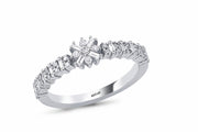 0.31 Karat Baguette Diamond Ring