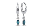 0.57 Karat Londra Mavisi Diamond Earrings