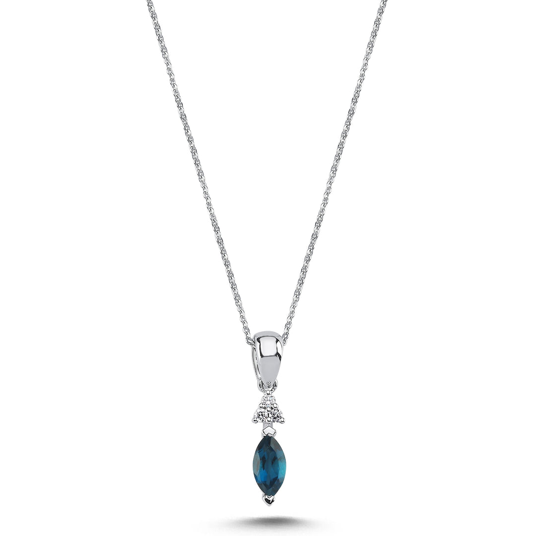 0.25 Karat Londra Mavisi Diamond Necklace