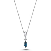 0.25 Karat Londra Mavisi Diamond Necklace