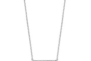 0.29 Karat Baguette Diamond Necklace