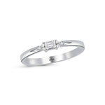 Load image into Gallery viewer, 0.06 Karat Baguette Stone Set Diamond Ring