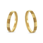 Load image into Gallery viewer, 14ct Gold Slim Pair Wedding Ring