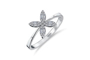 Springful Diamond Baguette Ring