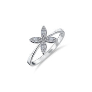 Springful Diamond Baguette Ring