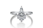 0.66 Karat Baguette Diamond Ring