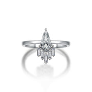 0.66 Karat Baguette Diamond Ring