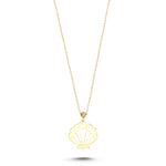 Load image into Gallery viewer, 14ct Oyster Gold Necklace