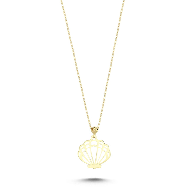 14ct Oyster Gold Necklace