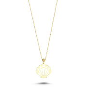 14ct Oyster Gold Necklace