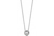 0.55 Karat Diamond Ruby Necklace