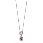 Load image into Gallery viewer, 0.55 Karat Diamond Ruby Necklace