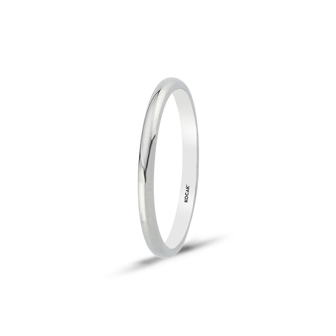 14ct 2mm Solid Domed Gold Wedding Ring