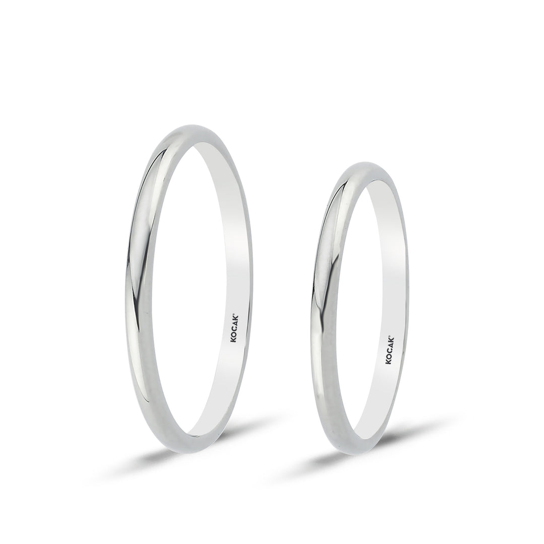 14ct 2mm Solid Domed Gold Wedding Ring