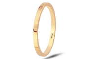 14ct 2mm Solid Gold Wedding Ring